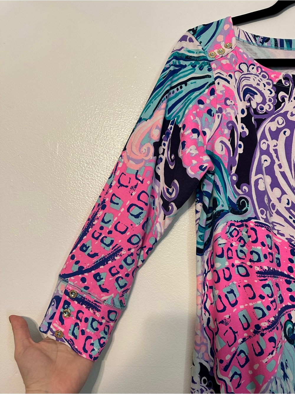 Lilly Pulitzer UPF 50+ Sophie Dress All That She Wants size Large - Picture 4 of 8